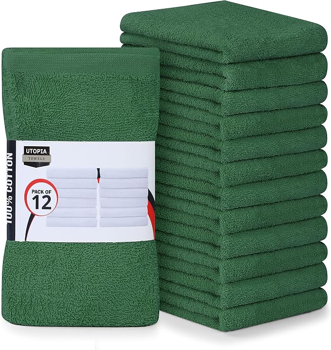Utopia Towels Kitchen Bar Mops, 16 by 19 Inches, 100% Cotton Super Absorbent by Unknown