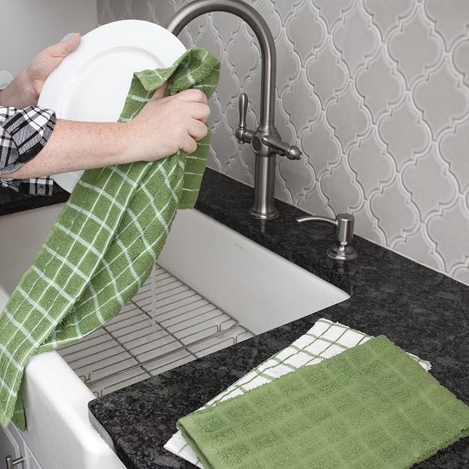 Ritz Premium 3-Pack Kitchen Towel & 6-Pack Dish Cloth Set - Image 4