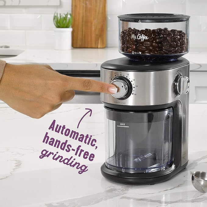 Mr. Coffee Burr Coffee Grinder Automatic Grinder - Image 3