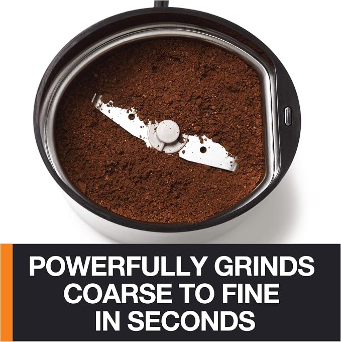KRUPS Precision Electric Coffee Grinders, 3 oz Capacity, 200W Motor, Stainless - Image 4