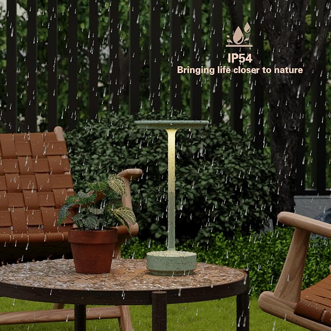 Cordless Rechargeable Table Lamps, Portable Battery Desk Lamp IP54 Waterproof - Image 8
