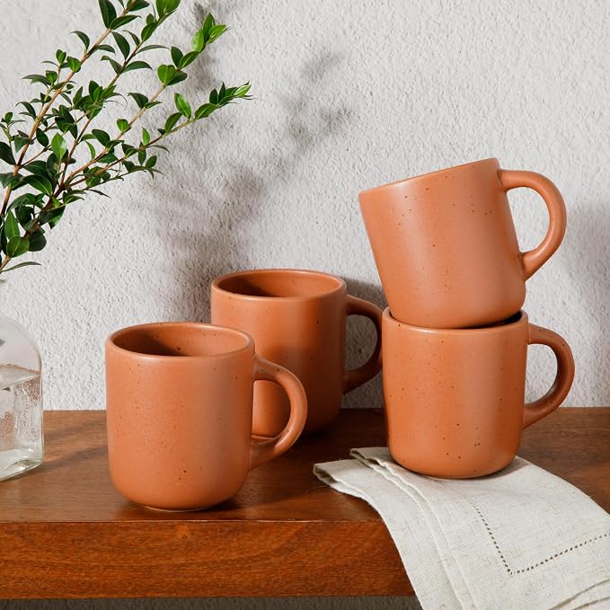 Bloomhouse - Two Time Oprah's Favorite Things Winner - Corsica Clay 4-Piece Mug - Image 3