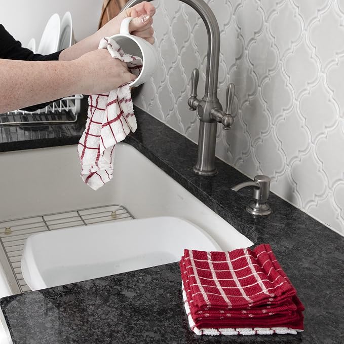 Ritz Premium 3-Pack Kitchen Towel & 6-Pack Dish Cloth Set - Image 5