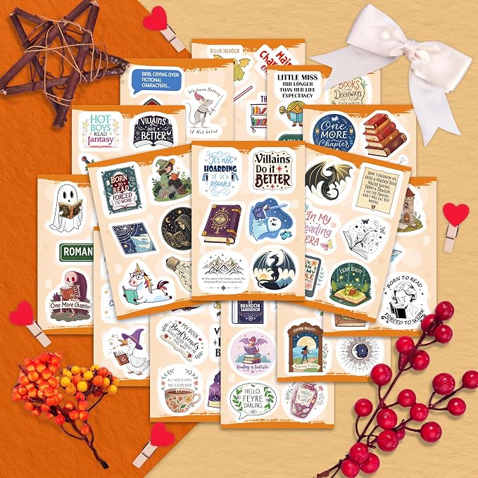 100Pcs Fantasy Book Stickers for Kindle Adult - Image 7