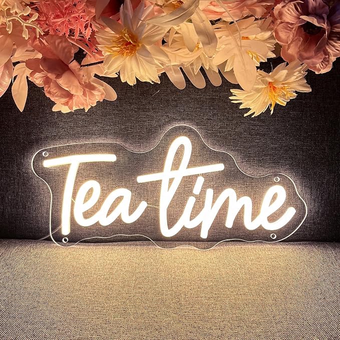 Tea Time Neon Sign for Wall Decor Customized Led Neon Light Sign Personalized - Image 5