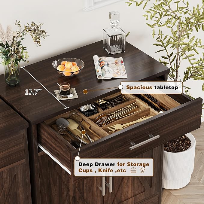 Vongrasig Sideboard Buffet Cabinet - Image 5