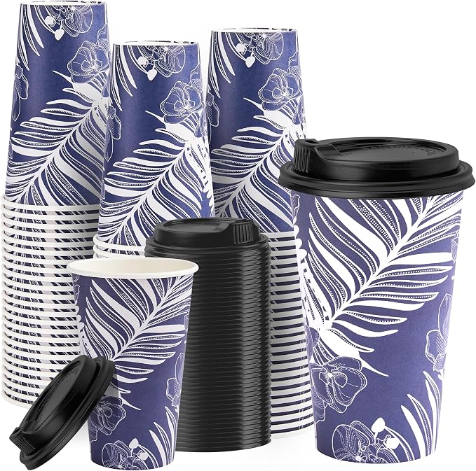 RACETOP 16 oz Disposable Coffee Cups by RACETOP