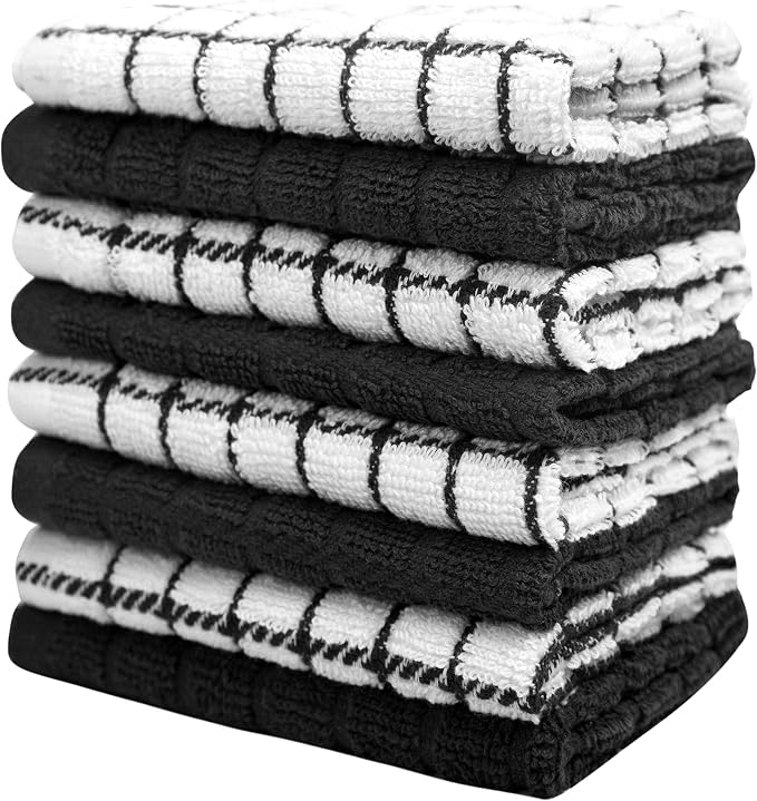 Bumble Dish Cloths | 12" x 12" | 100% Cotton Kitchen Towels | 405 GSM | Soft - Image 5
