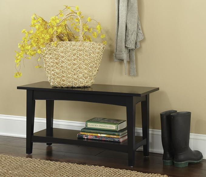 Alaterre Furniture Shaker Cottage Bench - Image 4