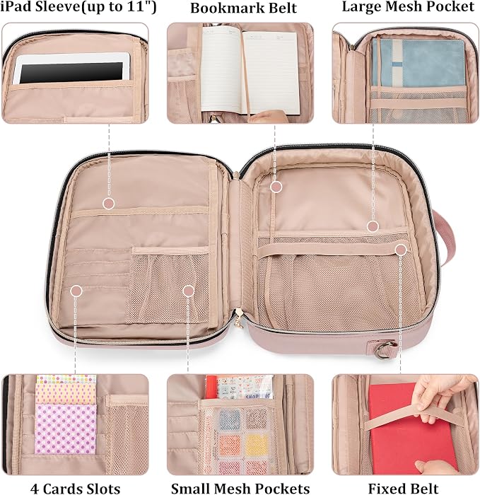 Teamoy Journal Supplies Storage Case, Journal Supplies Holder - Image 2