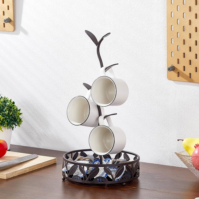 Mug Holder Stand, Countertop Mug Tree, Coffee Pod Holder - Image 2
