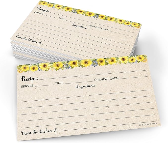 321Done Recipe Cards by 321Done