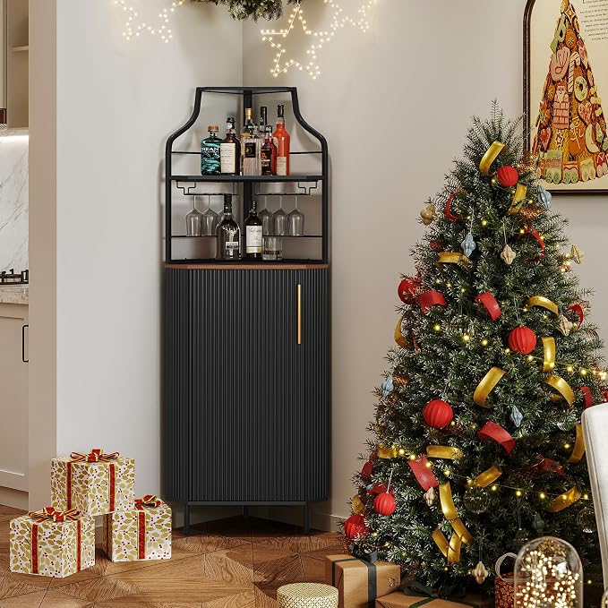 ARTPOWER Corner Bar Cabinet - Image 3