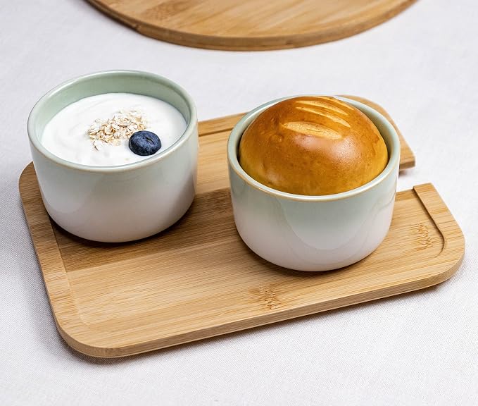 Ramekin Set of 6, UNICASA 8 oz Creme Brulee Ramekins, Oven Safe Baking Set - Image 3