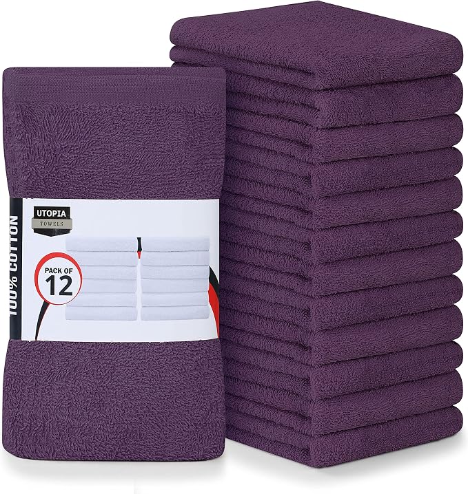 Utopia Towels Kitchen Bar Mops, 16 by 19 Inches, 100% Cotton Super Absorbent by Unknown