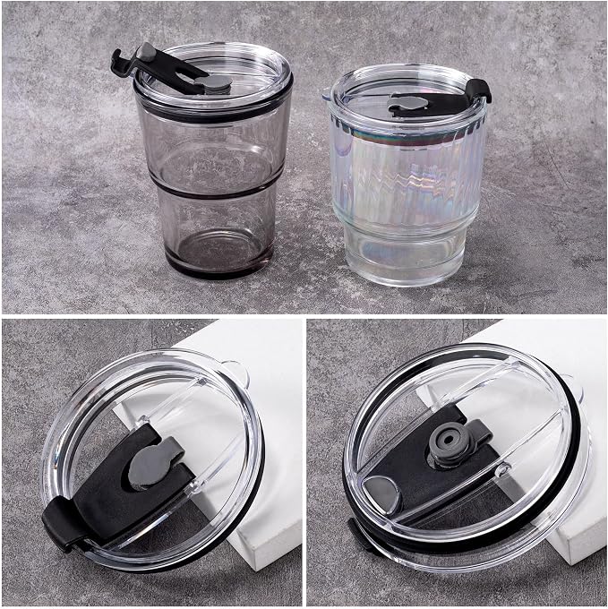 HINZIC 5 Pack Replacement Lids for 20 oz Tumbler, Travel Spill Proof Resistant - Image 5