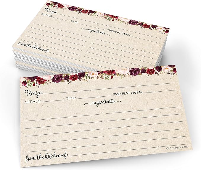 321Done Recipe Cards by 321Done