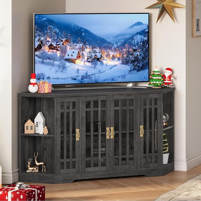IRONCK Corner TV Stand for TVs up to 60 Inch - Image 2
