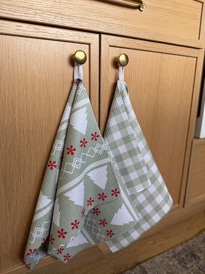 || 3 Pack|| Double Sided Dish Towels || Waffle Weave Microfiber || Highly - Image 3