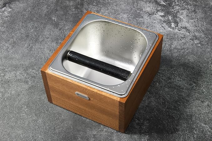 coffee knock box replacement for breville knockbox Sturdy solid wood and - Image 2