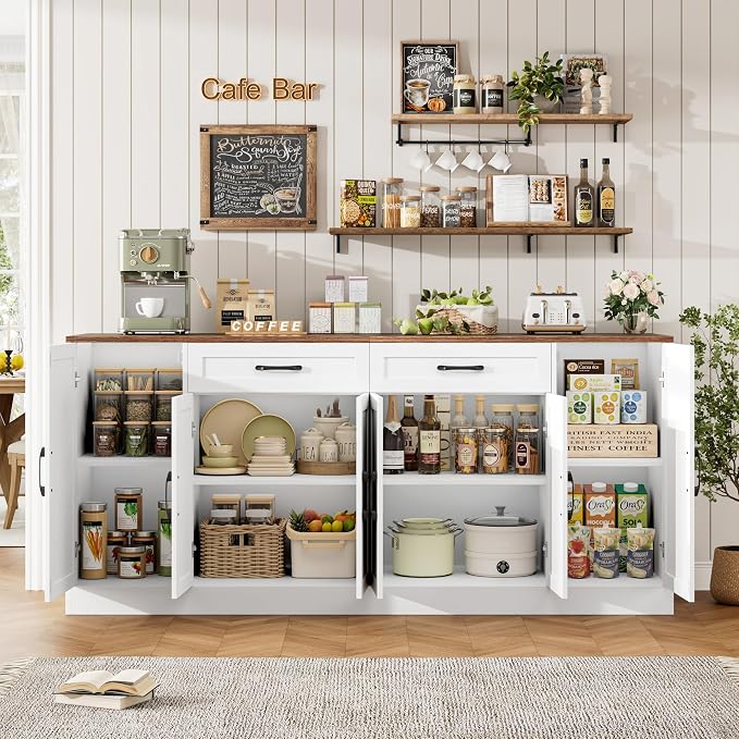 BOTLOG 71” Large Buffet Cabinet - Image 2