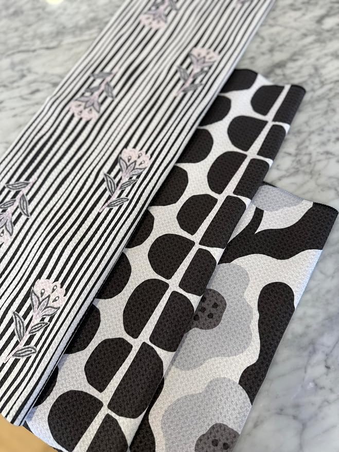 || 3 Pack|| Double Sided Dish Towels || Waffle Weave Microfiber || Tea Towels - Image 7