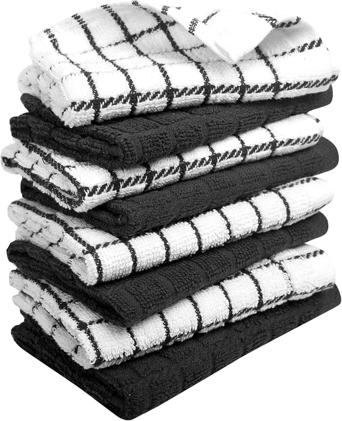 Bumble Dish Cloths | 12" x 12" | 100% Cotton Kitchen Towels | 405 GSM | Soft - Image 6