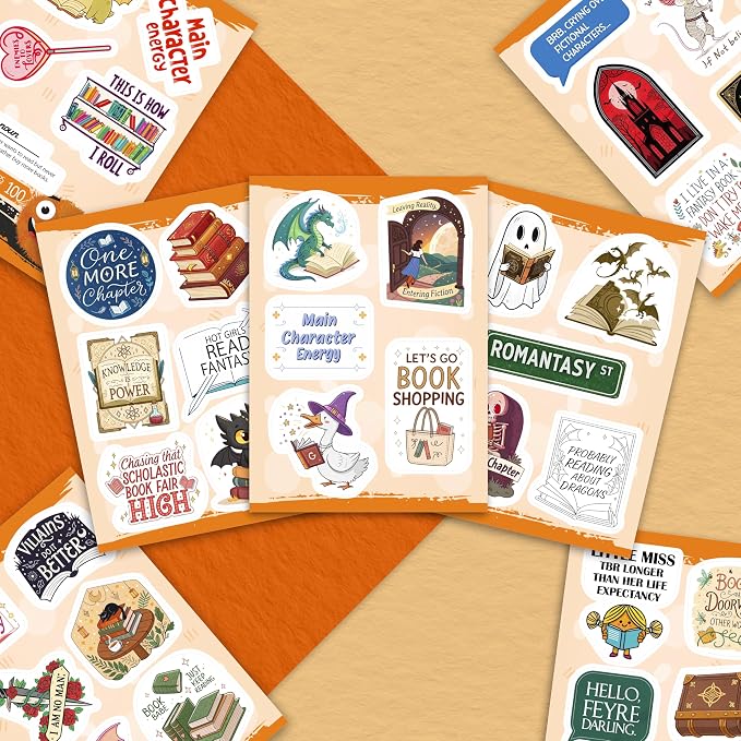 100Pcs Fantasy Book Stickers for Kindle Adult - Image 5