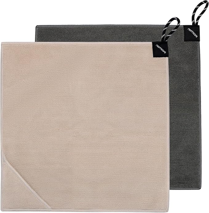 Normcore Barista Cleaning Towels 2 Packs, Microfiber Barista Cloth Set by NORMCORECOFFEETOOLS