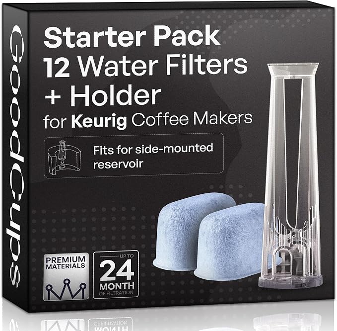 Water Filter Holder and 12 Water Filters by GoodCups