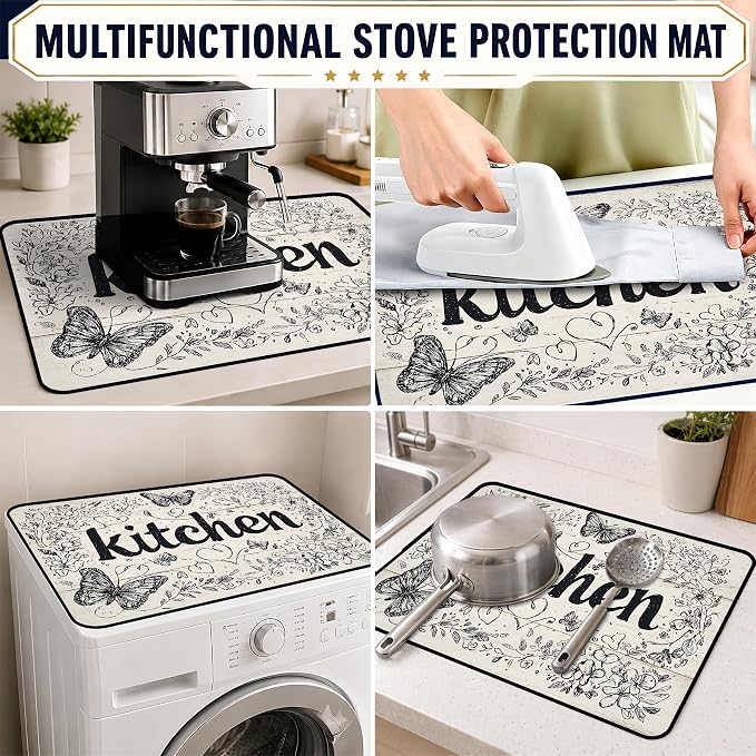 Multi-Design Stove Top Cover for Glass/Electric Stoves, 3-in-1 Counter - Image 6