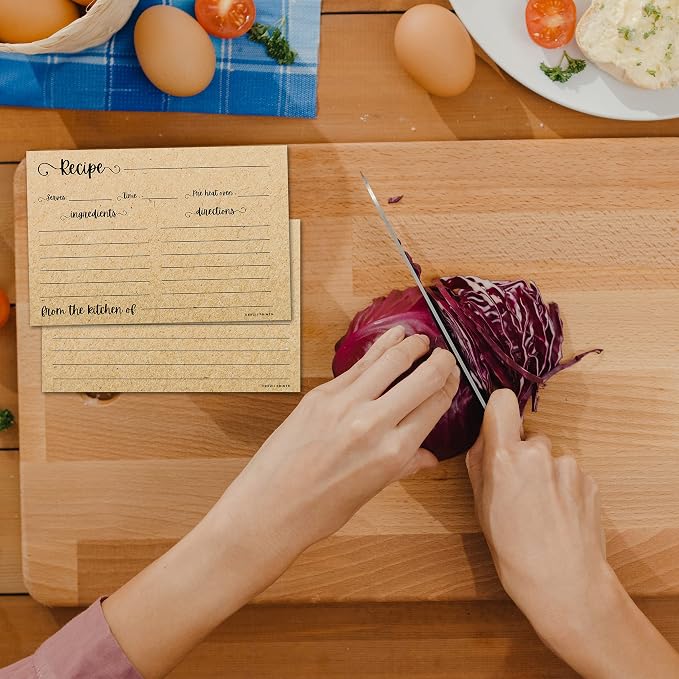 HerZii Prints Double Sided Recipe Cards 3x5 Inches - Image 4