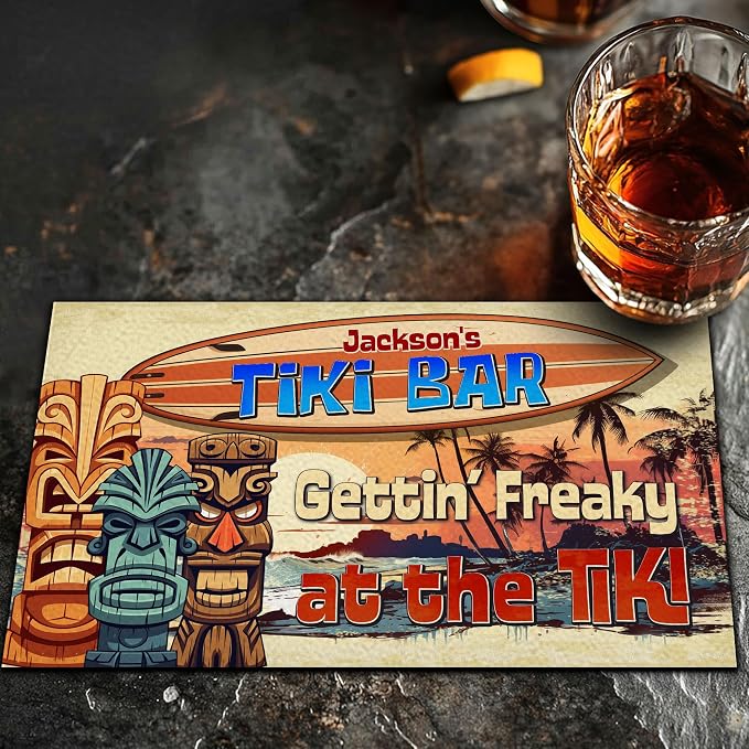 THUYPT Personalized Tiki Bar Mat, Dish Drying Mat - Image 7