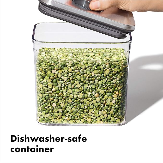 OXO Steel POP Container Short Rectangle- 1.7 Qt - Image 6