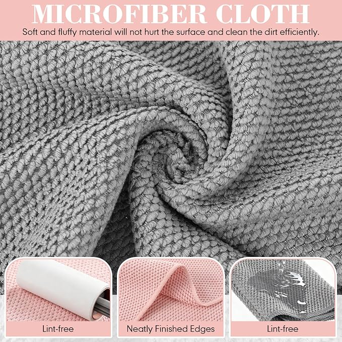 12 Pack Barista Towels for Espresso Extra Microfiber Coffee Cleaning Cloths - Image 3