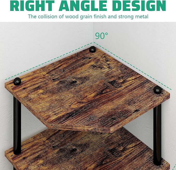 Corner Shelf Stand for Desk - Image 6