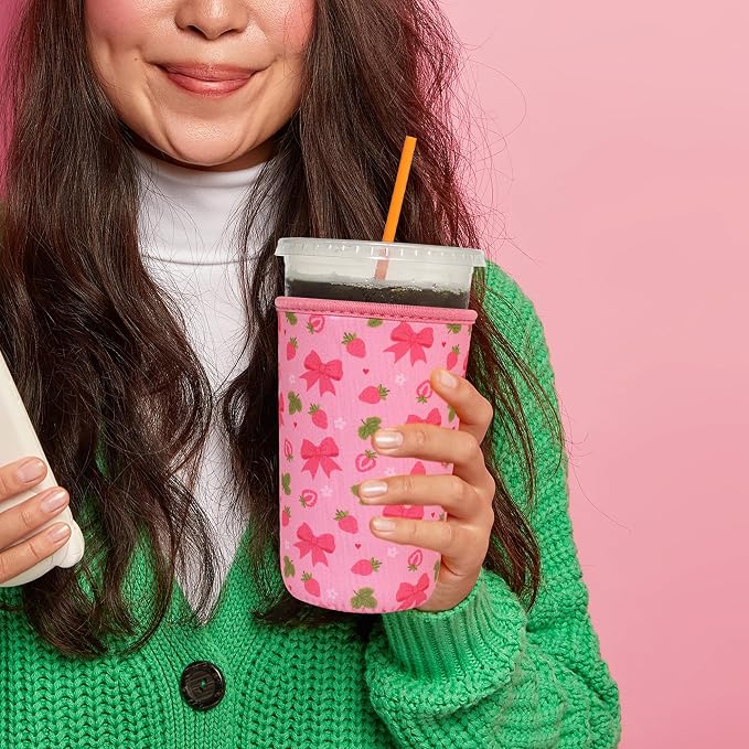 3 Pack Reusable Iced Coffee Sleeves - Image 6