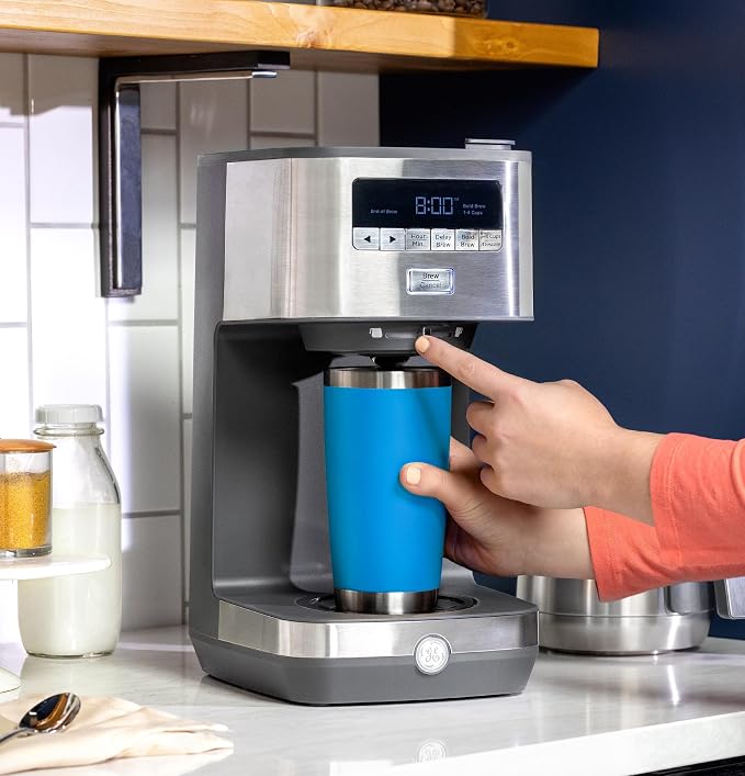 GE Drip Coffee Maker With Timer | 10-Cup Thermal Carafe Coffee Pot Keeps Coffee - Image 3