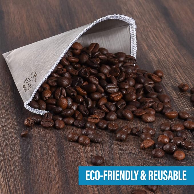 Zulay Kitchen Stainless Steel Reusable Coffee Filter - Image 7