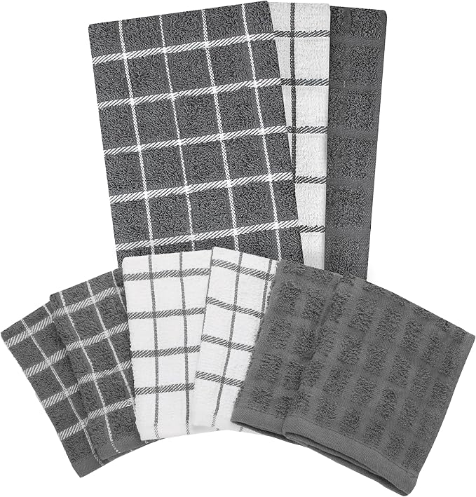Ritz Premium 3-Pack Kitchen Towel & 6-Pack Dish Cloth Set - Image 2