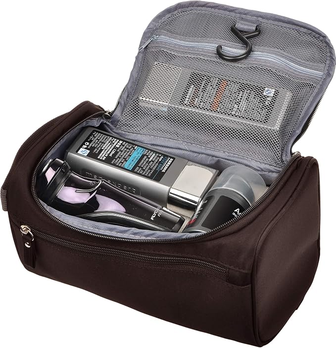 Vercord Mens Toiletry Bag Wash Travel Small Shaving Dop Kit Shower Bathroom - Image 2