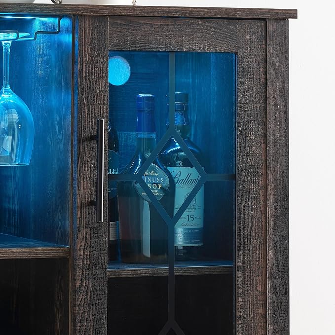 GarveeHome Wine Bar Cabinet - Image 5