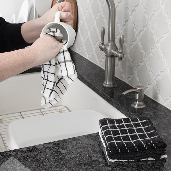 Ritz Premium 3-Pack Kitchen Towel & 6-Pack Dish Cloth Set - Image 5