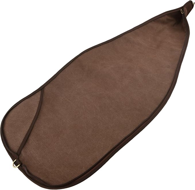 Tas Trost Scoped Rifle Soft Case 41“& 55” Long Gun Bag, Canvas Leather Shotgun - Image 5