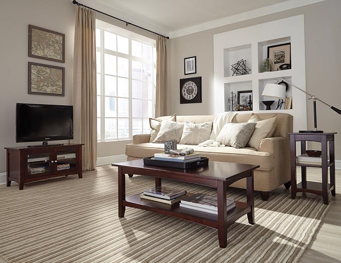 Shaker Cottage Rectangle Coffee Table, 42 in. W x 24 in. D x 18 in. H, Open - Image 4
