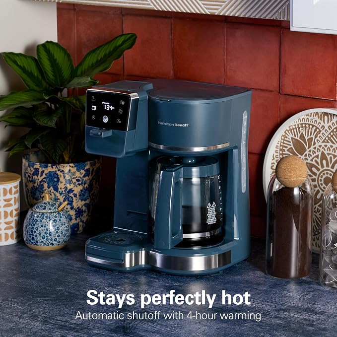 Hamilton Beach 2-Way 12 Cup Programmable Drip Hot and Iced Coffee Maker & - Image 9
