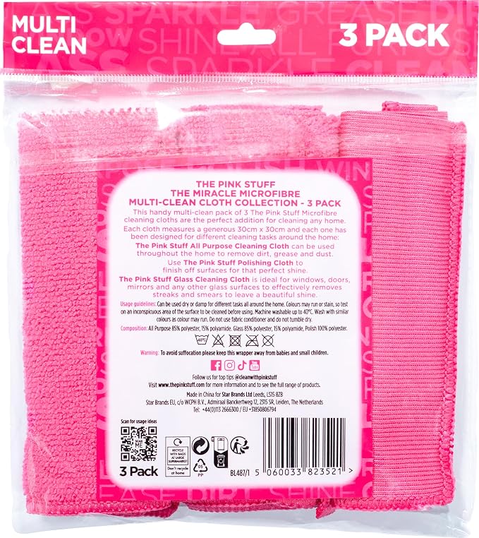 Stardrops – The Pink Stuff – Miracle Microfibre Cloth Collection - Image 2