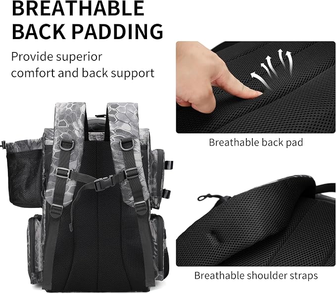 Rabjen Fishing Tackle Backpack - Image 6
