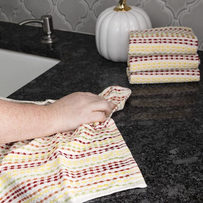 Ritz Pebble Bar Mop, Fall Color, 4 Towel Set - Image 4