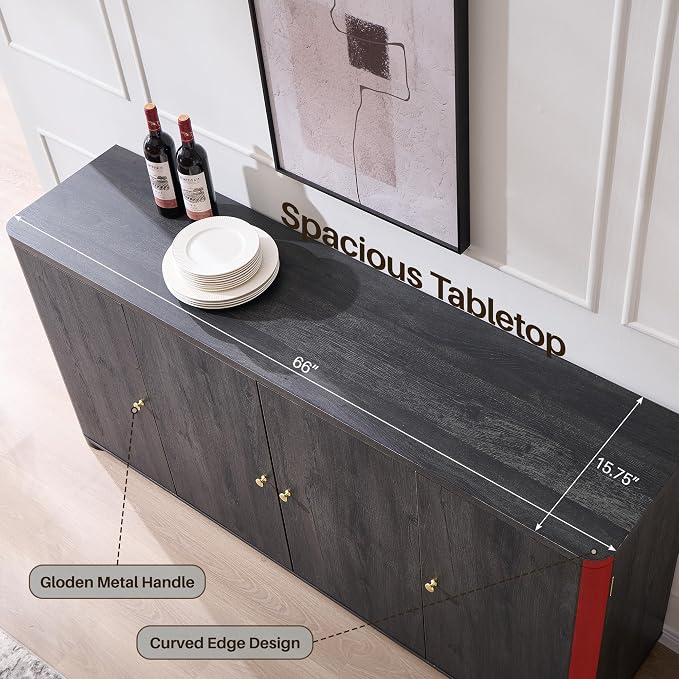 IFGET Curved Buffet Cabinet - Image 5